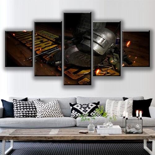 Wall Art 5 Panel Release Game Poster Modular Picture Modern Living Room Home Decoration Frame