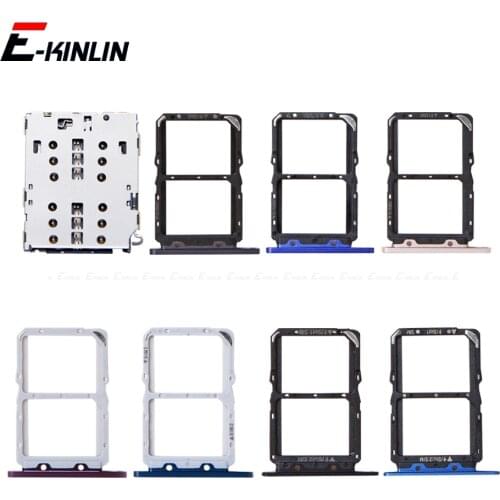 Sim Card / Micro SD Card Tray Socket Holder Slot Container Connector Adapter Reader For HuaWei Honor View 20 Pro Lite 20i