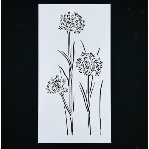 1PC Grass Reusable Stencil Airbrush Painting Art DIY Home Decor Scrap booking Album Craft