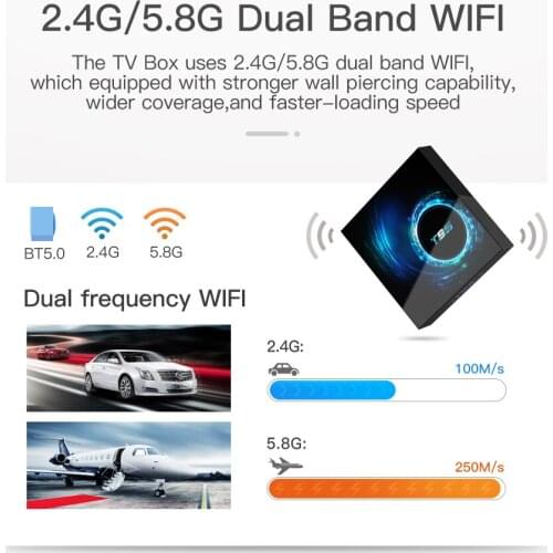 TV Box Android 10 4G 64GB 6K Smart TV Box YouTube Android TV Box 2G 16G Media Player 1080P T95 LEMFO TV BOX