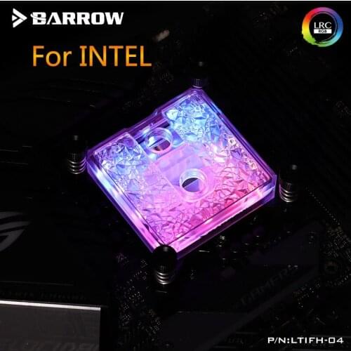 Barrow PC water cooling Radiator cpu cooler processor Water Block for INTEL copper micro waterway heatsink LTIFH-04