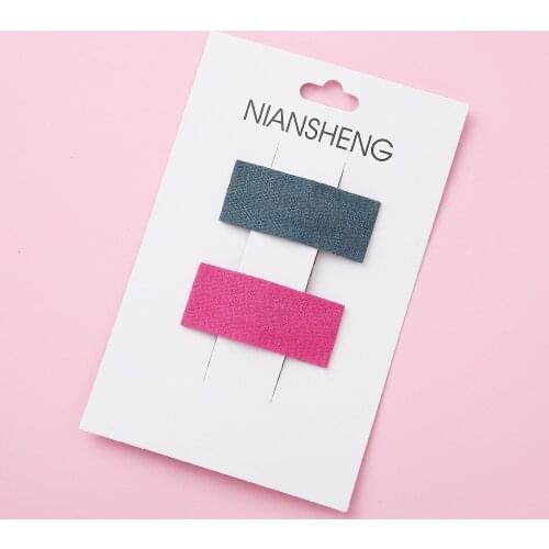 Cute Hair Clip for Baby Girls Cloth Candy Color Hairpins Girls Hair Clip Kids Headwear Children Accessories Baby BB Clips