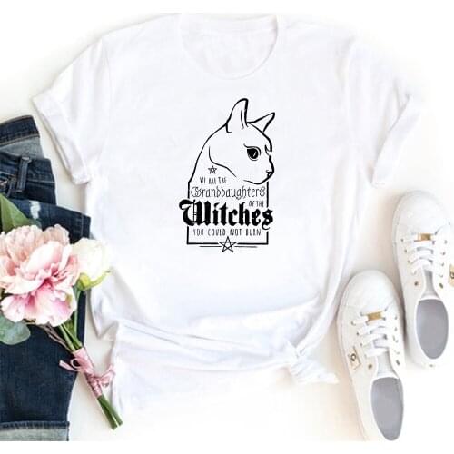 You Cold Not Burn T-shirt Femme Cartoon Pattern Womens T-Shirt Streetwear Fashion O-neck T Shirts Woman Casual Cute Women Tshirt