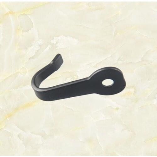 10Pcs/lot Wall Mounted Black Hooks Key Holder Rack Save Space Hanger Hats Coat Closet Organizer Home Decorative Hanging Supplier