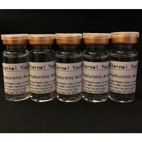 100X 10ml Hyaluronic Acid Liquid Moisturizing Essence Serum 10ml Anti Aging Skin Care Products Wholesale