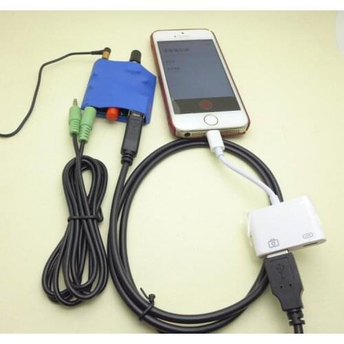 OTG Digital Lossless Audio Sound Card Converter Connected to Mobile Phone Karaoke Stereo Two-channel Live Recording