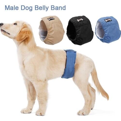 3Pcs Reusable Dog Diaper Washable Dog Belly Band Wrap Waterproof Pet Diaper Toilet Training Dog Physiological Pant