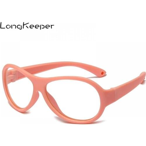 LongKeeper Kids Anti Blue Light Blocking Glasses Children Computer Eyeglasses Boys Girls Clear Lens Spectacles Anti-UV Oculos