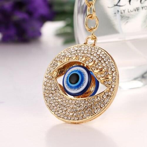 GYWYN2020 Latest Keychain Car Keychain Ms. Bags Pendants Womens Gifts Cute Eye Pendants