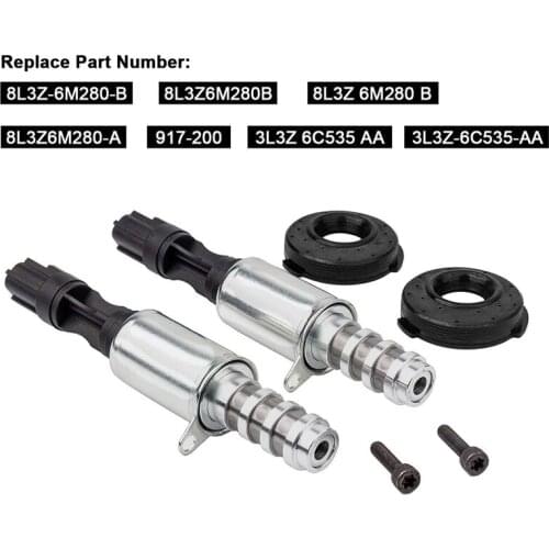 2 Set Camshaft Variable Valve Timing Solenoid Kits for Ford Expedition F150 Mustang 4.6L 5.4L VCT Solenoids 8L3Z-6M280-A