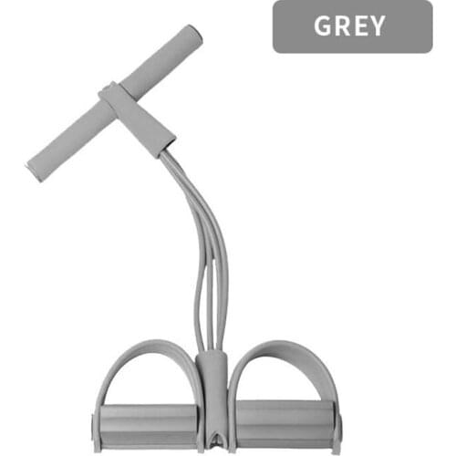 Resistance Bands Multifunctional Four-tube Pedal Puller Pedal Pull Rope Leg Pull Rope Sit-ups Abdomen Fitness Equipment