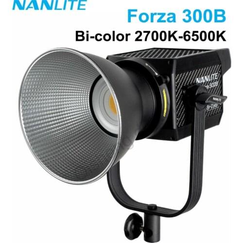 Nanlite 300B LED Monolight Bi-color 2700K-6500K Photography Lighting Forza-300B Studio Live Video Photo Soft Light