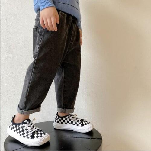 2020 new wholesale girls denim pants fashion autumn girls jean pants 4-10t F517