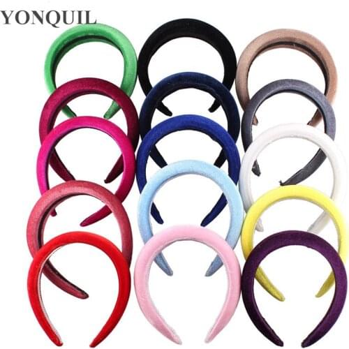New Women Thick Velvet Headbands Hair Accessories Head Band 4CM Wide Plastic Hairbands Fashion Headwear For Woman Headdress