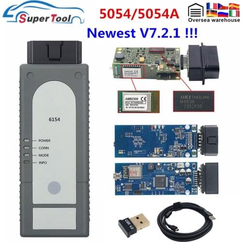 Original OKI 5054A ODIS 5.1.6/5.1.3 Bluetooth AMB2300 Full Chip 6154A WIFI For V-W VCX NANO WIFI For Audi/Skoda OBD2 Code Reader