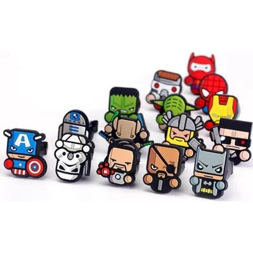 MR TEA Cute Cartoon Hero Air Freshener Perfume The Hero Series For Air Condition Vent Outlet Fashion Cool