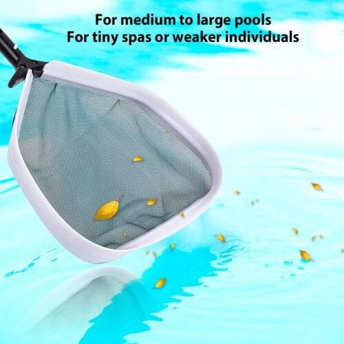 Leaf Skimmer Fine Mesh Swimming Pool Cleaning Tool Swimming Pool Cleaning Net Silt Sand Skimmer Leaf Rake Bag Accessories
