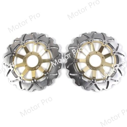 2PCS Front Brake Disc For Honda VFR VTEC ABS 800 2002 - 2013 Motorcycle Brake Disk Rotor VFR800 VTEC800 2003 2004 2005 2006 2007