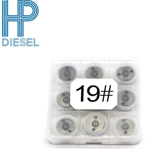 9pcs/lot Hot sale control valve plate 19# for Denso injector 095000-5230/5341/5342/5344/5471/5472/5473/5474/5475/5476/5480/5481