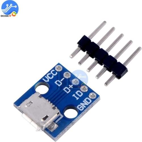 5Pcs CJMCU Micro USB Board Power Adapter 5V Breakout Switch Interface Module For Arduino