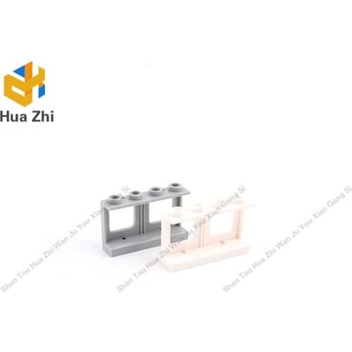 "Building Blocks Parts 61345 10PCS Window 1 x 4 x 2 Plane, Single Hole Top and Bottom for Glass LEGOING MOCS Education"