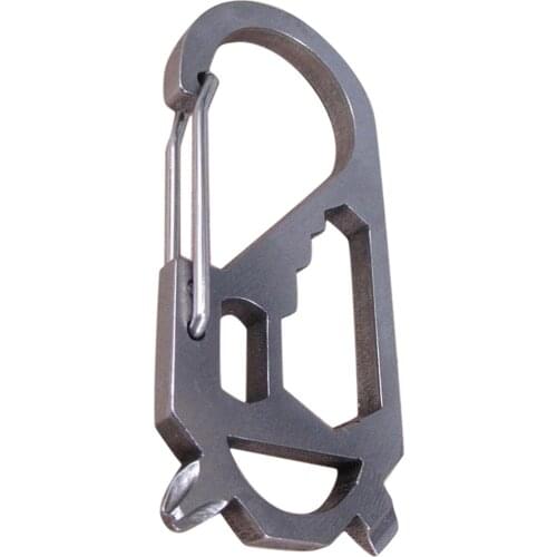 7 in 1 Gear Multifunctional Buckle Tool Carabine Hanging Outdoor Multipurpose Multi Camp Hike Mountain Climb Hook