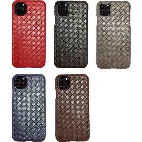 Luxury Waving Pattern Leather Case for iPhone 11 12 Pro Max 8 7 6 6s Plus Xr XsMax X Xs SE 2020 12 Color Candy Soft Back Cover