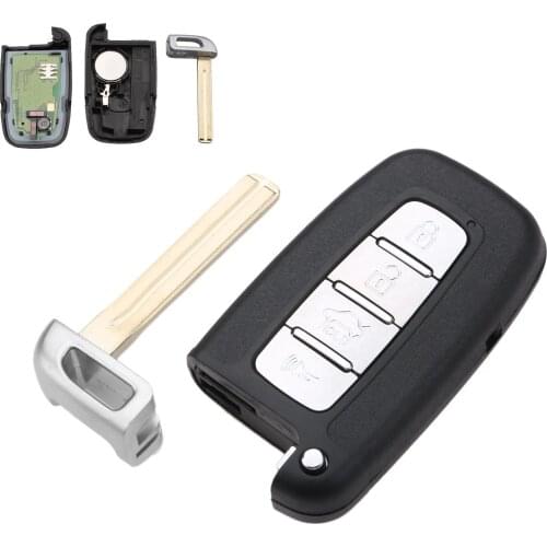 Yetaha 4 Button Smart Remote Key 433 MHz For VERACRUZ SANTA FE TUCSON ELANTRA GT ID46 Chip SY5HMFNA04