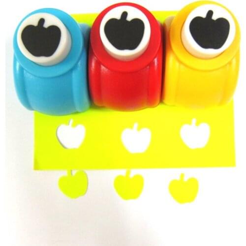 Medium Scrapbook Punches Handmade Cutter Card Craft Calico Printing DIY Paper Craft Punch Hole Puncher Apple Shape