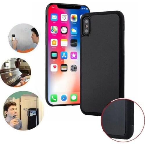 Nano Suction Magical Case For iPhone 12 Pro 11 Pro XS Max XR Anti Gravity Goat Suction Stick Selfie Cover for iPhone X 7 8 Plus