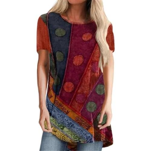 Summer Women T-Shirt Plus Size Casual Loose Skin-friendly Cotton Blend Short Sleeve O Neck Tops Daily Wear Fashion Tee