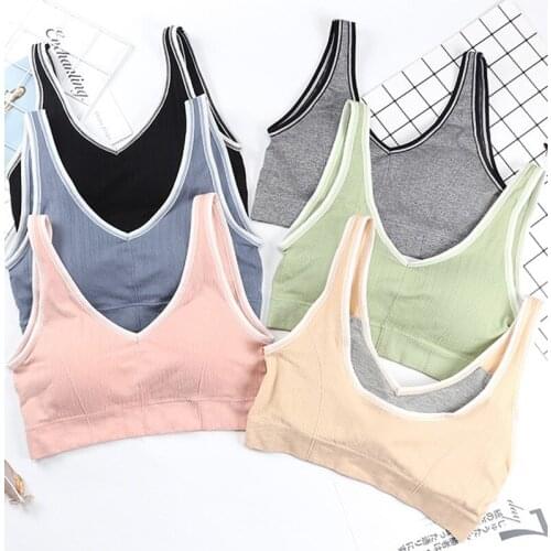 Women Bras Breathable Sports Bra Anti-sweat Shockproof Padded Sports Bra Top Athletic Gym Running Fitness Workout Sport Top
