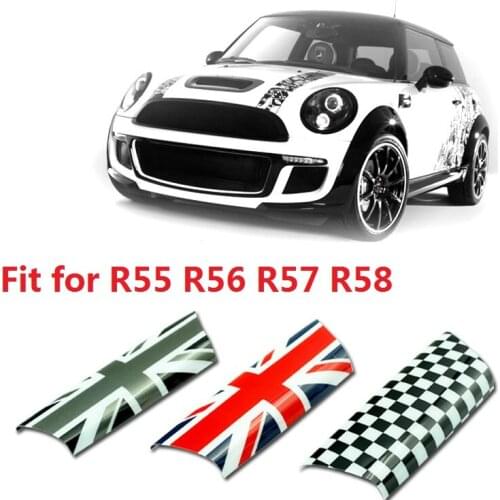 2pcs PC Car Door Interior Handle Cover Mouldings Trim Sticker for Mini Cooper R55 R56 R57 R58 Interior Styling Accessories