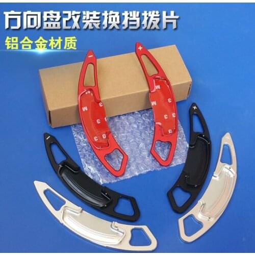 2pcs Steering Wheel Shift Paddle Shifters Extension Aluminum For ACURA ILX 12-17 RDX 14-19 CDX 16-17 MDX 13-17