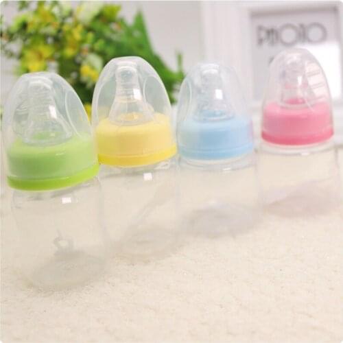 60ML Baby BPA Free Safe Infant Newborn Mini Portable Feeding Bottle Kids Nursing Care Feeder Fruit Juice Milk Water Bottle