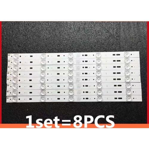 9Piece/set Original Skyworth 43E390E Light Bar SW43D05-ZC14CG-03 303SW430031 5 lights