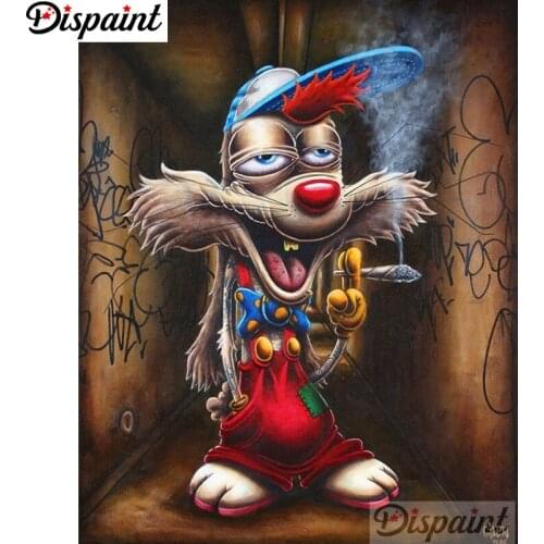 Dispaint Full Square/Round Drill 5D DIY Diamond Painting "cartoon animals" 3D Embroidery Cross Stitch Home Decor Gift A18491