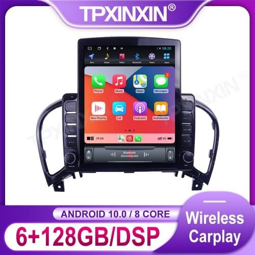 Android 10 IPS Screen Car Radio For Nissan Juke 2011 - 2016 Multimedia Video Audio Recorder DVD Player Navigation GPS Auto 2 din