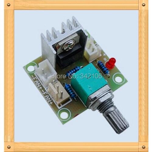 Free Shipping!!! LM317 linear regulator with switch board / 2510 Terminal fan / fan speed control dimmer switch