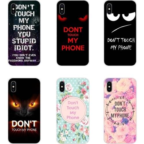 Mobile Phone Case Covers Do Not Touch My Attractive For Xiaomi Mi4 Mi5 Mi5S Mi6 Mi A1 A2 5X 6X 8 9 Lite SE Pro Mi Max Mix 2 3 2S