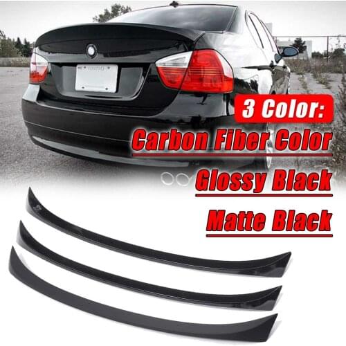 Carbon fiber color Car Trunk Wing ABS Material Spoiler Refit For BMW 2005~11 E90 3-series Sedan