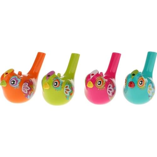 Colorful Water Bird Whistle Bath Time Musical Toy Kids Early Educational Toy