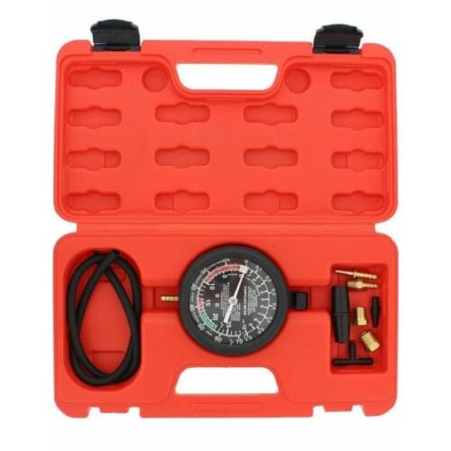 Joint Cylinder Pressure Gauge Auto Car Fuel Pump Vacuum Tester Gauge Leak Carburetor Pressure Diagnostics With Case Car-styling
