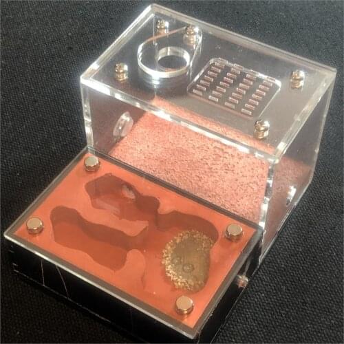 DIY light shading Ecological Flat Ant Farm Acrylic Plaster Ant Nest Concrete Gypsum Anthill Workshop Sand Castle Ant House