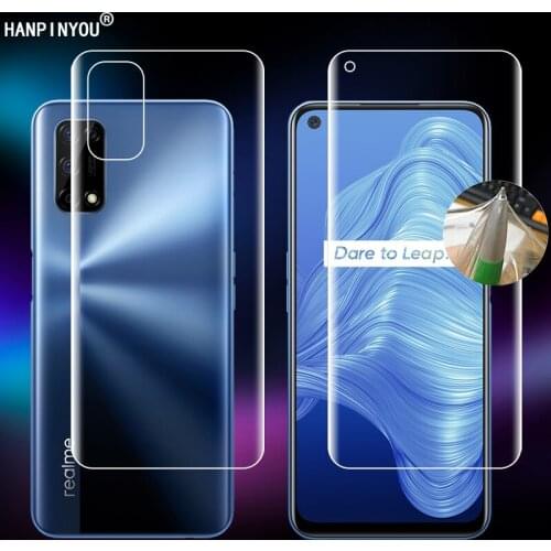 For Realme 7 V5 5G Clear TPU / Matte Anti-Fingerprints Hydrogel Full Cover Soft Screen Protector Film ( Not Glass )