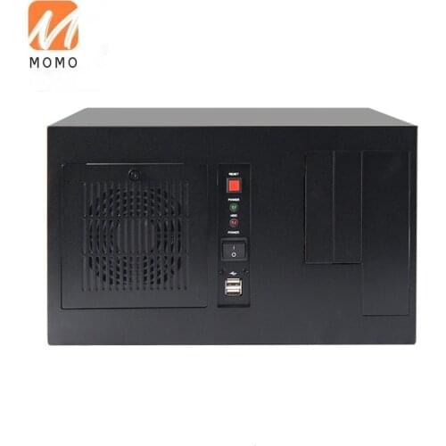 Dual Port Atx CD Server Rack Case with 3.5 Inch Hard Drive Desktop Server Chassis with PCIE Slots