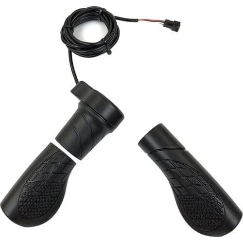 FT76X Left Side Half Twist Throttle Ebike Twist Throttle for Electric Bike Throttle Electric Bicycle Parts