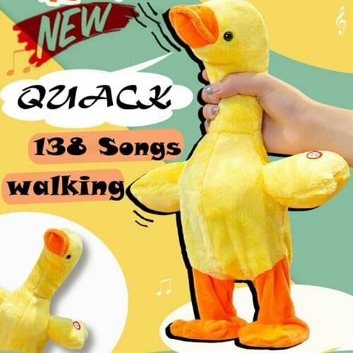 Talking Singing and Walking Duck Musical Duck Toy Dancing with 138 Music NSV
