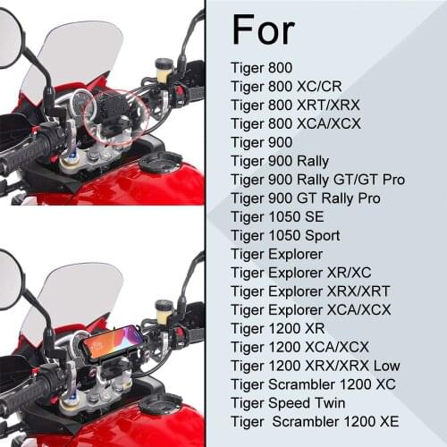 Navigation Bracket Mount Smartphone GPS Holder For Triumph Tiger 800 Tiger 900 Tiger 1050 Tiger Explorer Tiger 1200 Speed Twin