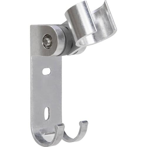 Bathroom Wall Mount Shower Head Holder 180 Degree Rotating Adjustable Shower Head Holder Chrome Stand Bracket For Bathroom Tool